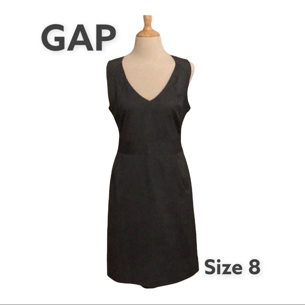 GAP Size 8 Charcoal Gray Dress